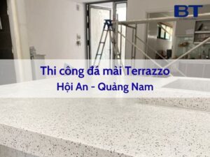 Thi công đá mài terrazzo hội an quảng nam